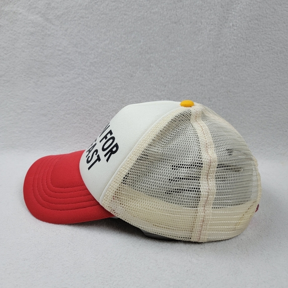 Chick-Fil-A Chicken For Breakfast Snapback Hat White Adult One Size Snapback - Picture 3 of 10